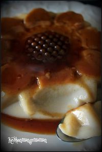 Keskonmangemaman?: Défi recette.de : les flans au caramel façon flamby version végétalienne