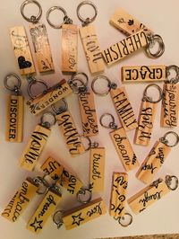 Mini jenga Block Keychains | Etsy
