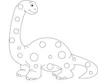Werkblad motoriek: dino