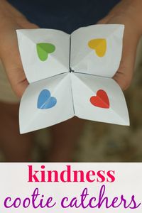 How to Make Kindess Cootie Catchers | Coffee Cups and Crayons