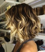 Curly Ombre Bob.