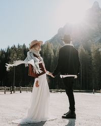 Feeling wild and free 😍🙌🏼 The Dolomites seem like a giant playground in nature! The perfect destination for outdoor activities and exploring nature!! #dolomites #mariefeandjakesnow #travelcouple #travelphotography #explore