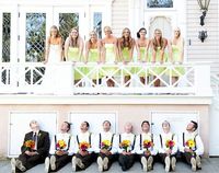 picture idea...love the groomsmen holding the flowers
