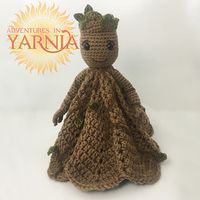 Groot inspired lovey blanket. The perfect cuddle companion for all galaxy guarding, space traveling babies, and Marvel fans alike!