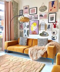 7. Em proporções estratégicas, as cores rosa e amarelo podem elevar a decoração da sua casa a outro patamar. Fonte: Pinterest #rosaeamarelo #rosaeamarelodecoracao #rosaeamarelopaleta