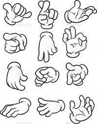 Cartoon Hands by memoangeles | GraphicRiver