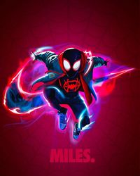 Kurt Art on Instagram: ". • M I L E S M O R A L E S • Tag a Spiderverse Fan."