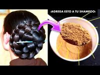 Mezcla estos polvos en tu shampoo y el cabello se volverá largo y tan grueso que no lo podrás creer! - YouTube