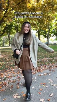 Dark academia aesthetic - plus size style inspo