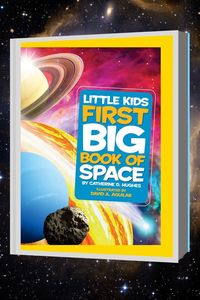 The latest addition to the "National Geographic Little Kids First Big Books Series", "Little Kids First Big Book of Space" is a visually compelling and approachable first reference book for 4-8 year olds who are eager to have their very own big books. Featuring fun, short entries about planets, stars, galaxies, and more, this charming book is perfect for reading aloud or for beginning readers to enjoy by themselves.