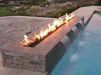 Modern Outdoor Fireplace Design For Your Inspiration in rectangular swimming pool with waterfall modern rectangular swimming pool designs in small backyard http://igoldprice.net/modern-rectangular-swimming-pool-designs-in-small-backyard/outdoor-swimming-pool-design-with-rectangular-shaped-with-waterfall-and-lounge-chair-and-umbrella-and-inground-lighting-modern-rectangular-swimming-pool-designs-in-small-backyard/?utm_content=buffer0f3f6&utm_medium=social&utm_source=pinterest.com&utm_campaign=bu…
