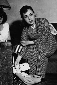 Yamaguchi Yoshiko (山口淑子) 1920-2014, Japanese Actress, 李香蘭