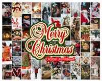 Christmas Aesthetic Wall Collage Kit 50pcs Digital Download - Etsy Russia