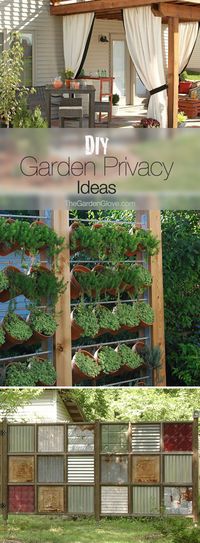 DIY Garden & Yard Privacy • ideas & tutorials!