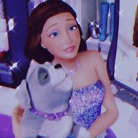Keira icon from Barbie as Princess and the popstar with brown hair