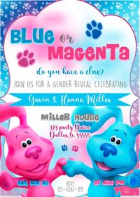 Delight your guests with this Fantastic Pink or Blue Gender Reveal Invitation. This product is for one Pink or Blue Gender Reveal Invitation, printable and digital file that will be delivered to your email after your purchase #GENDERREVEAL #GENDERREVEALPARTY #GENDERREVEALINVITE #GENDERREVEALINIVTATION #BLUEORPINK #BLUEORPINKPARTY #BLUEORPINKGENDERREVEAL #BLUEORPINKBABYREVEAL #BLUEORPINKINVITATION #BLUEORPINKINIVTATION #BLUECLUES #BLUECLUESINIVTE #BLUECLUESINIVTATION #BLUECLUESGENDERREVEAL