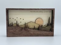 First Try at 3d Shadowbox'ing - Made on a Glowforge - Glowforge Owners Forum