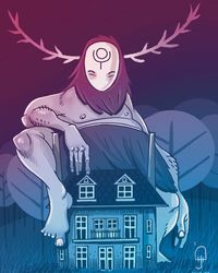 And he sat on the roof of her house - for seven days and seven nights - until finally the blood moon showed up. “Why the mask?”, the little…