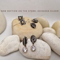 If you care for black silver jewelry do not miss this section on my Etsy shop! #blacksilver #oxidisedsilver #inspiredbynature #leafjewelry #silver925 #bohemiansilverearrings