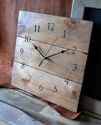 Beautiful DIY 10 Wooden Pallet Clock