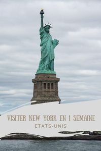 Itinéraire pour visiter les incontournables de New York en 1 semaine avec les différents quartiers de Manhattan et de Brooklyn, les meilleurs musées, le comparatif des City Pass #NYC #NewYork