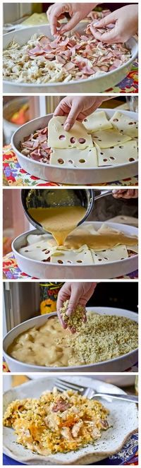 CHICKEN CORDON BLEU CASSEROLE recipe