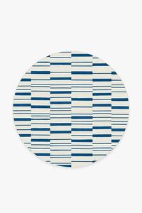 Broken Stripe Indigo Rug | Washable Rug | Ruggable