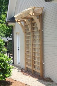 build it up, great way to add interest/vines to the side of a plain wall.