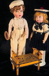 French dolls in 1930 in Paris France on May 02 1991