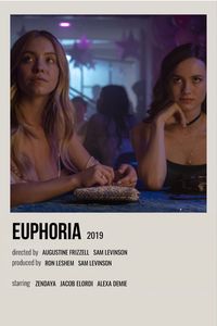 minimal polaroid series poster for euphoria