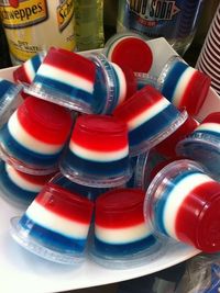 🎆Red White N Blue Jello Shots🎆