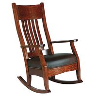 Amish Made Solid Wood MacArthur Rocker