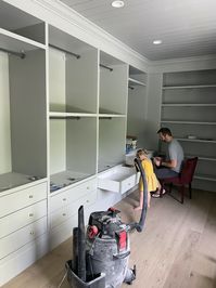 Adding Custom Fronts to the IKEA PAX Closet System Drawers - Chris Loves Julia