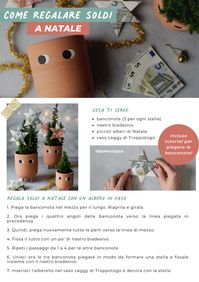 Ecco un tutorial facile e veloce per regalare soldi a Natale in modo diverso dal solito! #natale #xmas #christmas #regali #natale #christmasgifts #regalidinatale