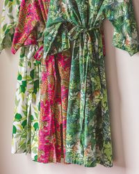 Handcrafted using 100% organic cotton, our lightweight and breathable robes are thoughtfully designed to keep you feeling cool and calm all year round, with deep pockets to store all your essentials for a day on the sofa. It’s the perfect excuse to indulge in a little luxury, whatever the weather. A few moments of serenity are just what you deserve.
