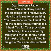 God...Thank you Jesus...Amen...Mildred Williams