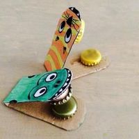 tuto pour de bricolage enfants pour réaliser des castagnettes