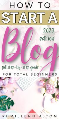 This blogging tutorial guides, teaches, & shows you step-by-step how to build a profitable blog or website that earns fulltime passive income - $10,000 a month & more - & allows you to work from home or anywhere you want. Launch your blogging career from scratch into success with this complete step-by-step guide on how to start a blog for beginners & earn a fulltime income. #phmillennia #Blog #Blogging #Blogging101 #BlogTutorial #BloggingForBeginners #BloggingGuide #GuideToBlogging #StartaBlog