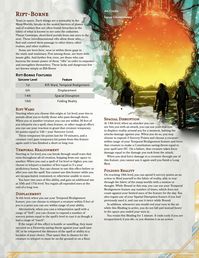 The Rift-Borne V.2: A Sorcerous Origin of those few to rip through reality as if taking a simple stroll. : UnearthedArcana