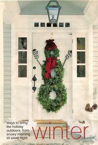 Wreath Snowman