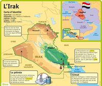 Science infographic and charts Fiche exposés : L'Irak Infographic Description Fiche exposés : L'Irak – Infographic Source –