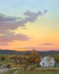 John Pototschnik, A Long Way to the Store, oil, 50 x 40. - Southwest Art Magazine