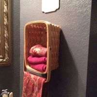 Towel storage and hanger.
