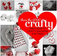 Share the Love! - Win a subscription to Crafty Magazine!
