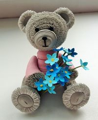 Quilled Teddy Bear