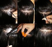 How to apply Hot fusion hair extensions