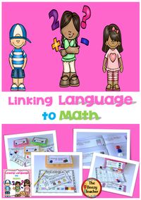 To build a strong math foundation it is vital to link language to math. Encourage your students to explore language concepts such as top and middle. Perfect to use during morning warm-ups but also as an end of the day activity. #math #language #thebeezyteacher