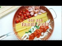 ONE PAN Tomato Pasta Recipe! - YouTube