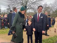 Beaming Kate and William introduce their children to fans as interactions delight Sandringham crowd | Daily Mail Online
