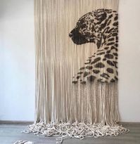 fiberart_community on Instagram: “And what about this! @arozarenadelafuente . . . . . . . #macrame #wallart #installation #hechoenmexico #hechoamano #handmade…”